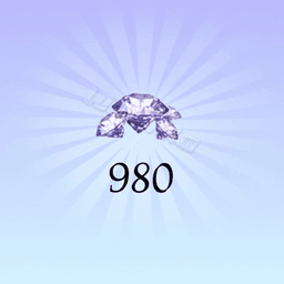 980 Crystals + 150 Diamonds